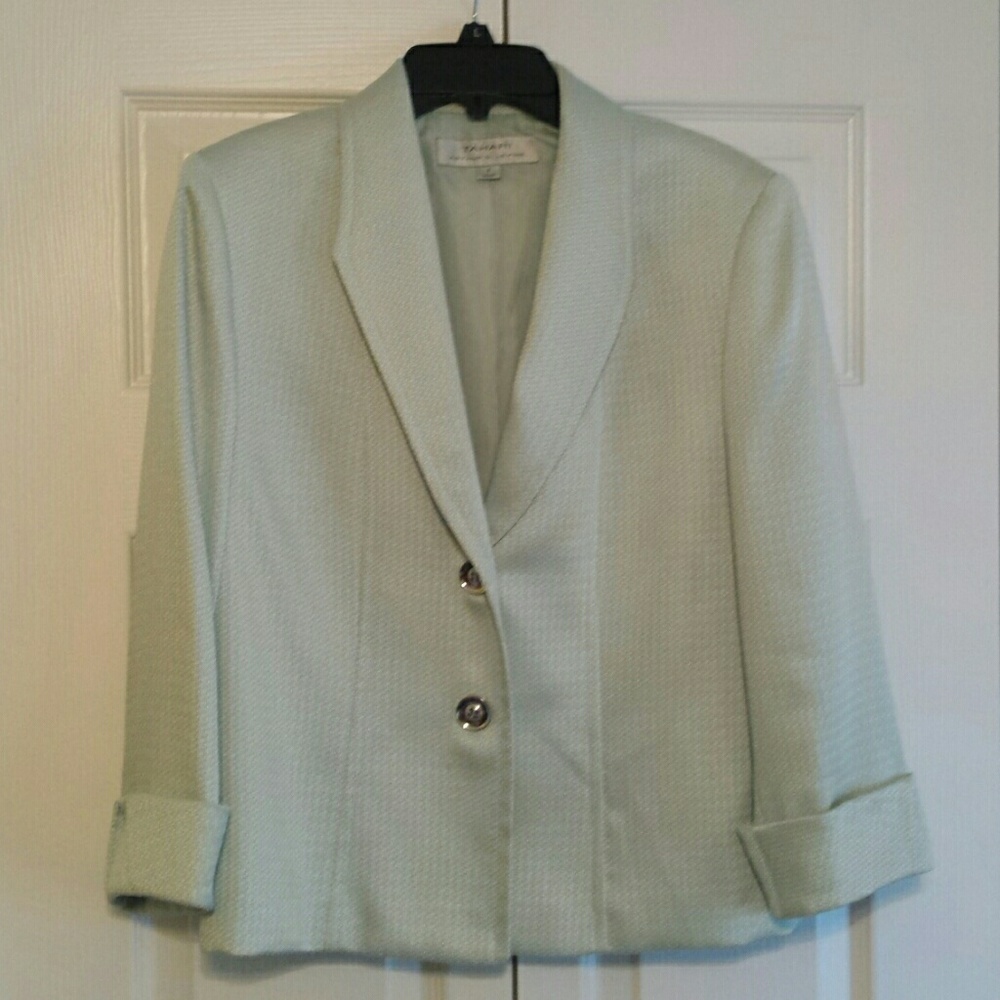 Tahari Light Mint Blazer